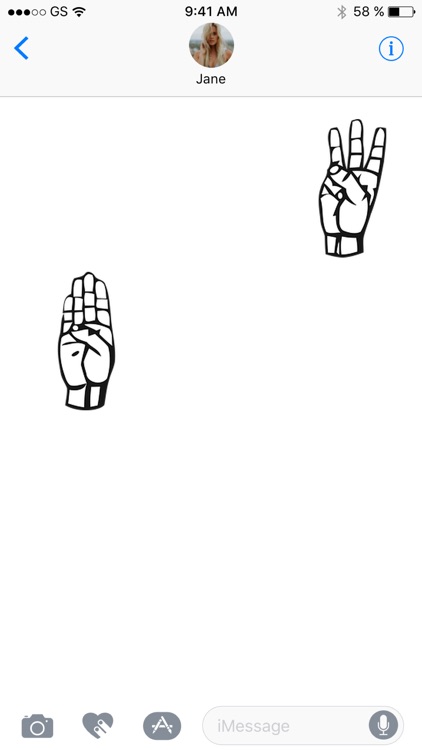 Sign Language Sticker Pack