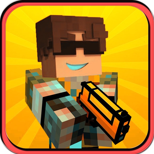 Pixel 3D Mafia Criminal Shooter - 3D Blocky Gun Survival Game iOS App