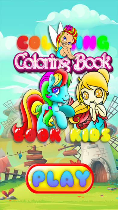 How to cancel & delete Best Pony Animal Book Fairy Princess Coloring Page from iphone & ipad 3