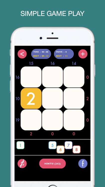 Addic6ion Free - Own The Numbers Puzzle Game