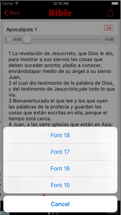 La Biblia de las Americas (Audio) screenshot-4