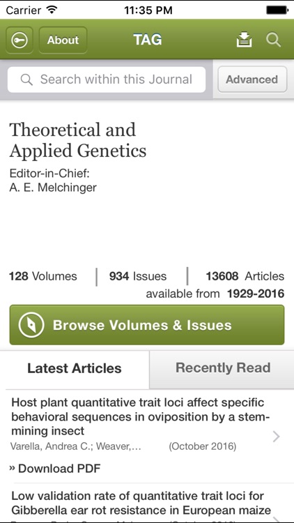 Theoretical & Applied Genetics