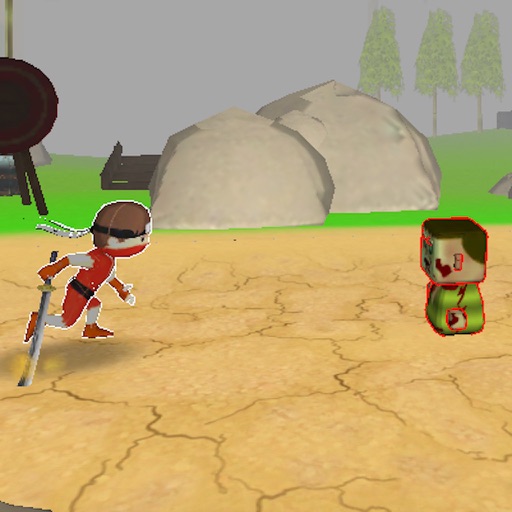 Kids Ninja VS Zombie Runner Free Game Icon