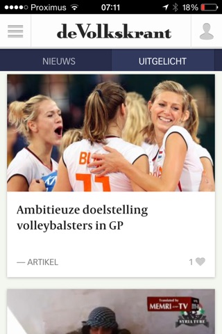 de Volkskrant - Nieuws screenshot 2