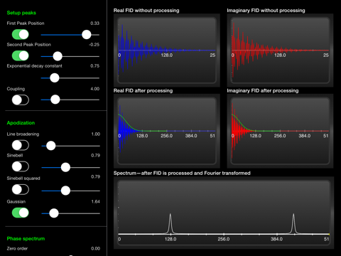Learn NMR FID screenshot 2