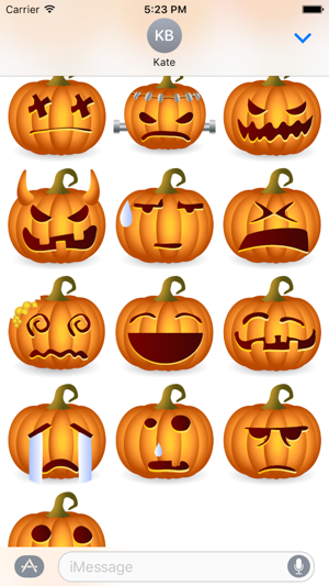 Pumpkin Halloween Sticker - Emoji(圖2)-速報App