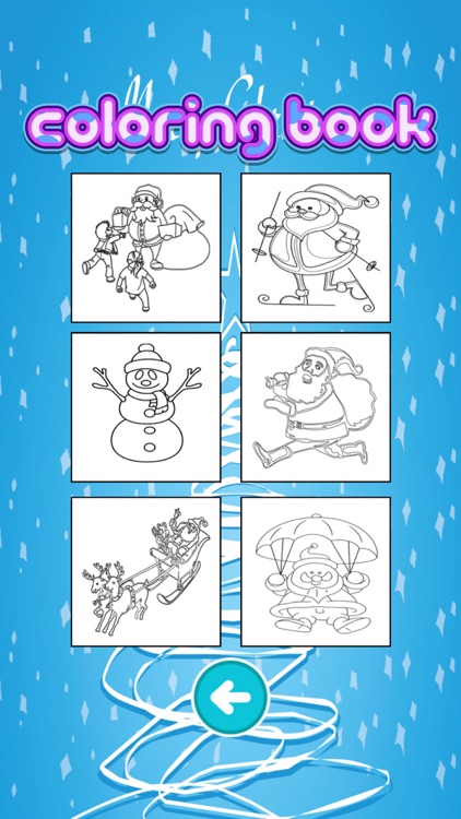 Santa Claus Coloring Book For Kids