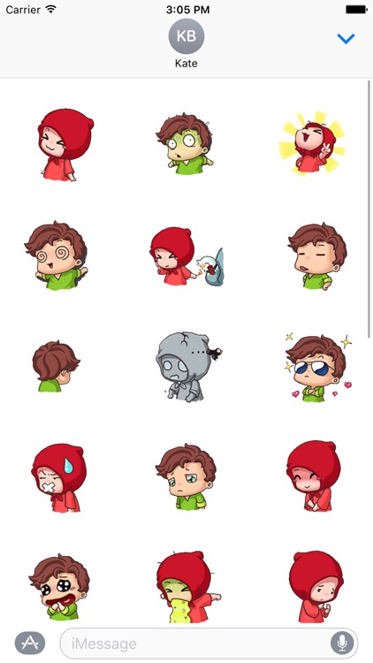 Girl vs Boy Sticker Pack for iMessage