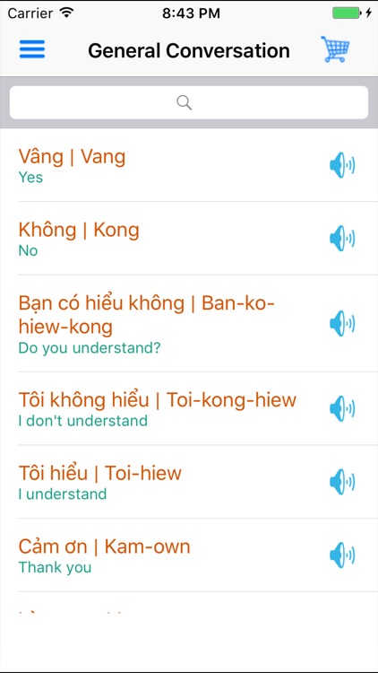 Speak Vietnamese - Phrasebook for Travel Viet Nam screenshot-3