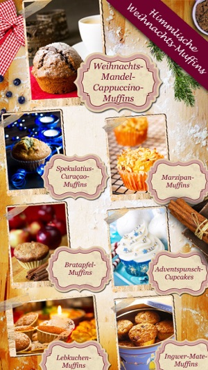 Weihnachts-Muffins Cupcakes Backen Weihnachten(圖2)-速報App