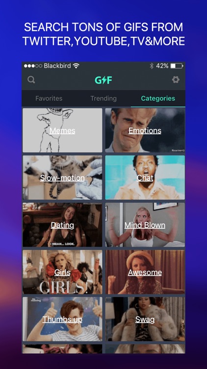 GifT Keyboard - Specialized GIF Keyboard for Kik and Messenger