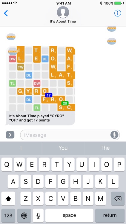 Words for iMessage Game