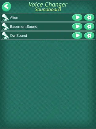 Screenshot 5 Cambiador voz mezcladora de audio discurso grabado iphone