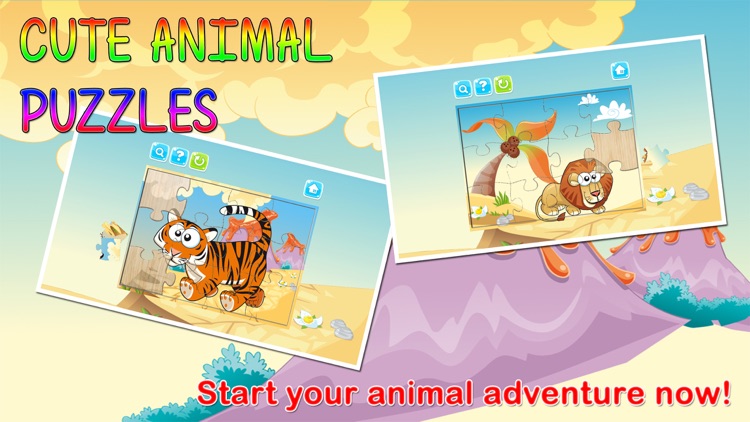 Animal Jigsaw Puzzles Educational Games for Kids