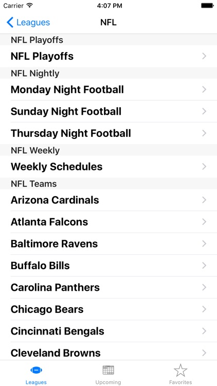 Sports Calendar App