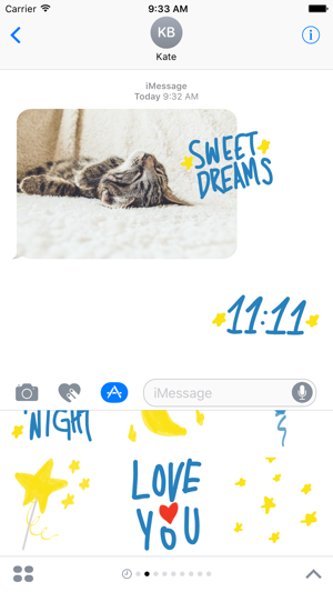 Wish sticker pack - star pic stickers fo