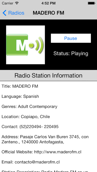 How to cancel & delete Chile Radio Live Player (Santiago / Spanish / español) from iphone & ipad 2