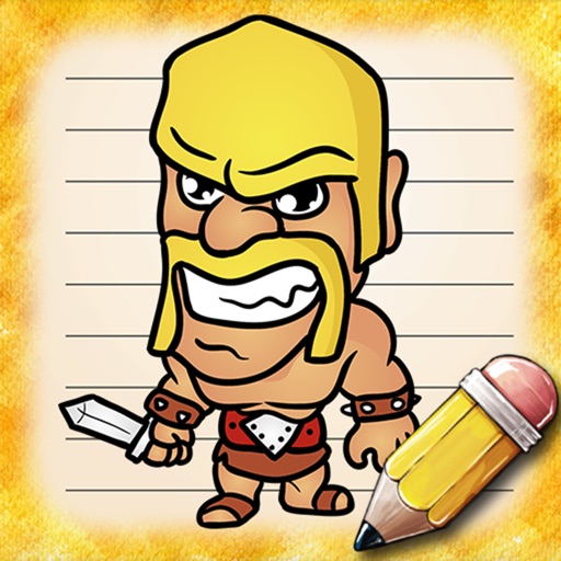 Drawing Clash of Clans edition iOS App