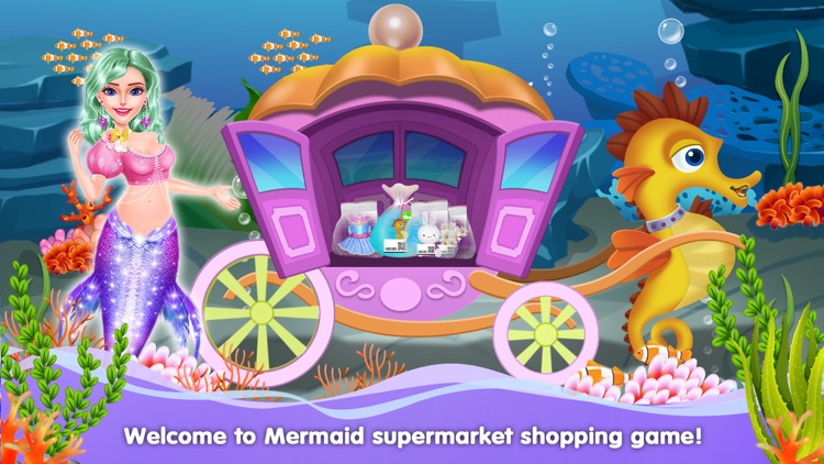 Mermaid supermarket shopping