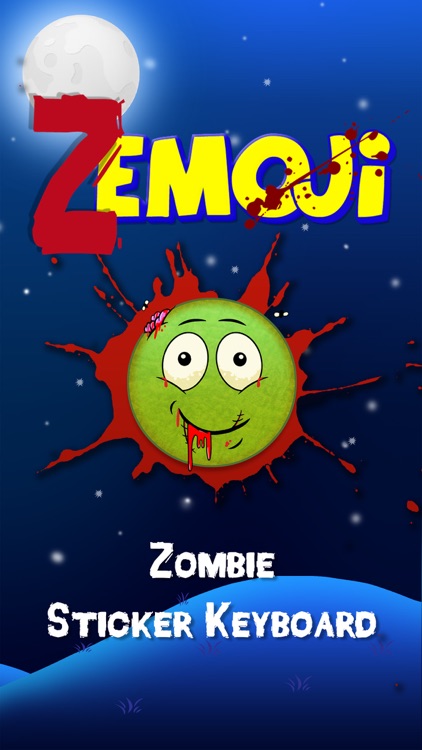 Zemoji Zombie Emoji - Halloween iMessage Stickers