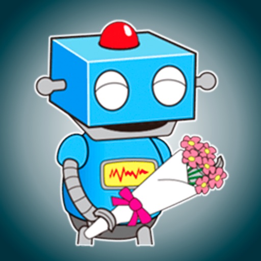 Blue Robot's Story - Stickers for iMessage