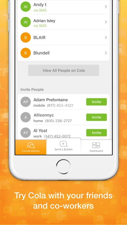 Cola Messenger screenshot-3