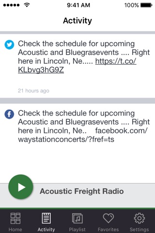 Acoustic Freight Radio screenshot 2