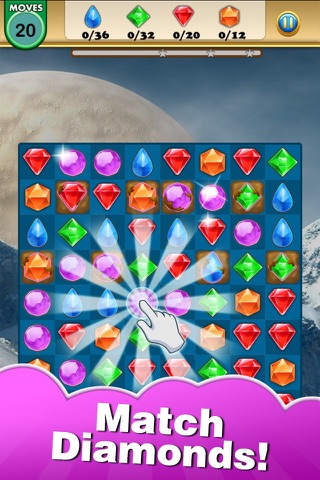 Jewel Heroes King - dash up charm geometry gems screenshot 3