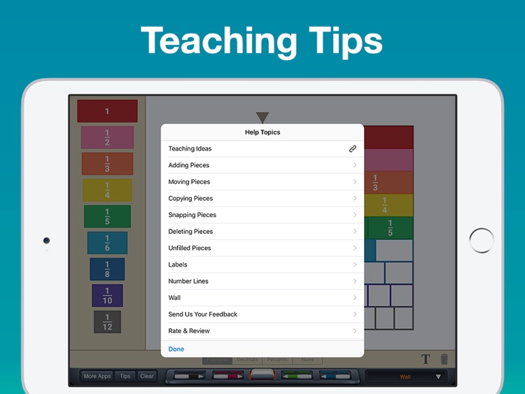 Fraction Tiles Manipulative screenshot-4