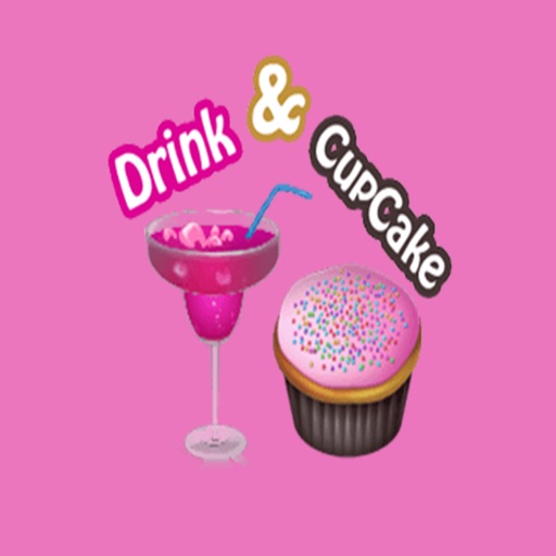 Drink Cupcake Stickers Pack For iMessage