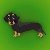 Dachshund Emoji - Black and Tan