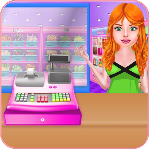 Supermarket Shop Cash Register- cashier games icon