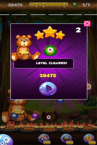 A Adorable Fuzzy Honey Bear Bubble Blaster screenshot 4