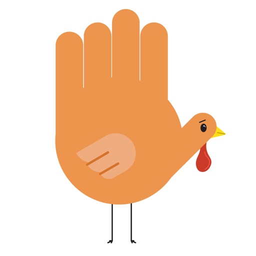 Hand Turkey Stickers