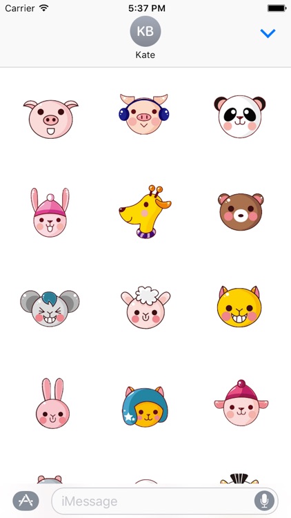 Animal Funny Sticker - Emoji