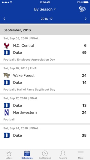 Duke Blue Devils(圖2)-速報App