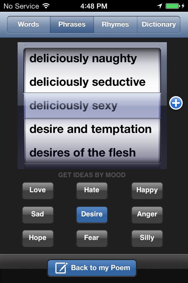 Poet's Pad™ for iPhone screenshot 3