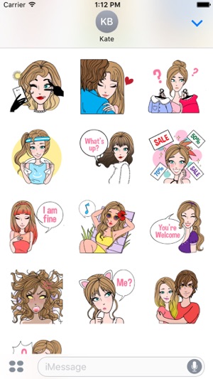 Sharon Vol.2 Stickers for iMessage by AMSTICKERS(圖4)-速報App