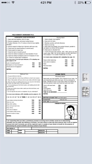 FIELD SOBRIETY TEST (FST)(圖3)-速報App