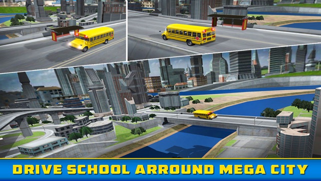 School Bus Driver - Pick & Drop 3D Simulator Game(圖2)-速報App