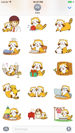 Cute Kitten Stickers Pack for iMessage(圖1)-速報App