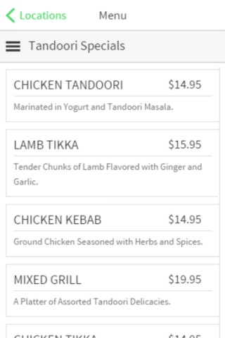 Kamal Indian Cuisine screenshot 3