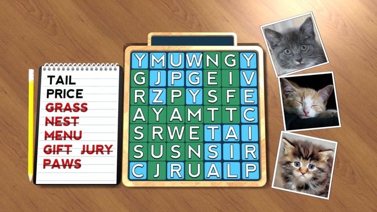 Wordsearch Revealer Kittens