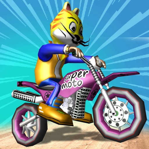 Dirt Bike Pet Riders - DirtBike Kids Racing Game icon