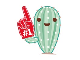 Add more university spirit to your texts with cute Arizona cactus stickers by This Is Tucson
