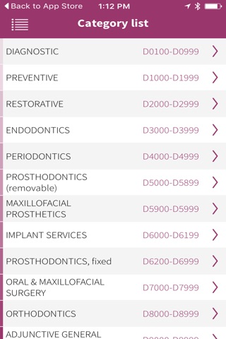 ADA CDT Code Check screenshot 2