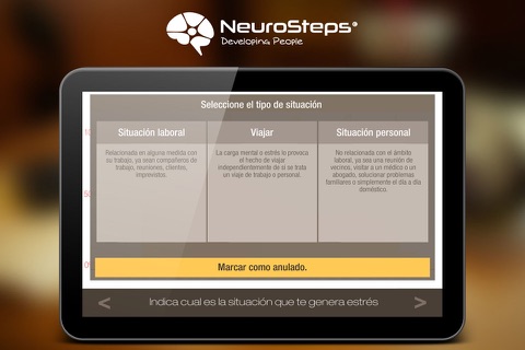 NeuroSteps EMA screenshot 2