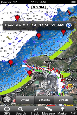 Marine : Asturies - GPS Map Navigator screenshot 2