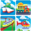 Baby Bubble School Flash Cards Vehicle Names Learning