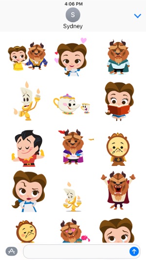 Disney Stickers: Beauty and the Beast(圖2)-速報App